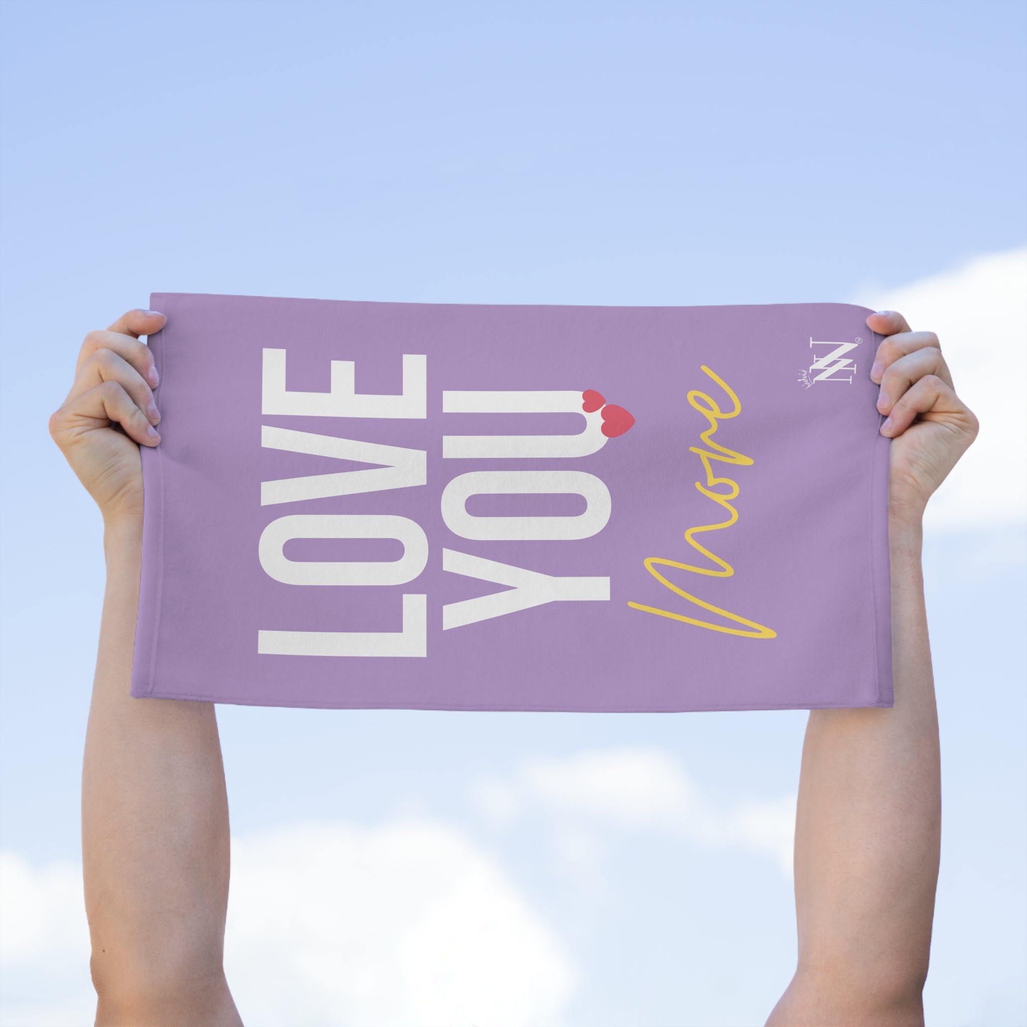 Love You More | Mix & Match Soft Fun-Flirty Lovers’ Towels