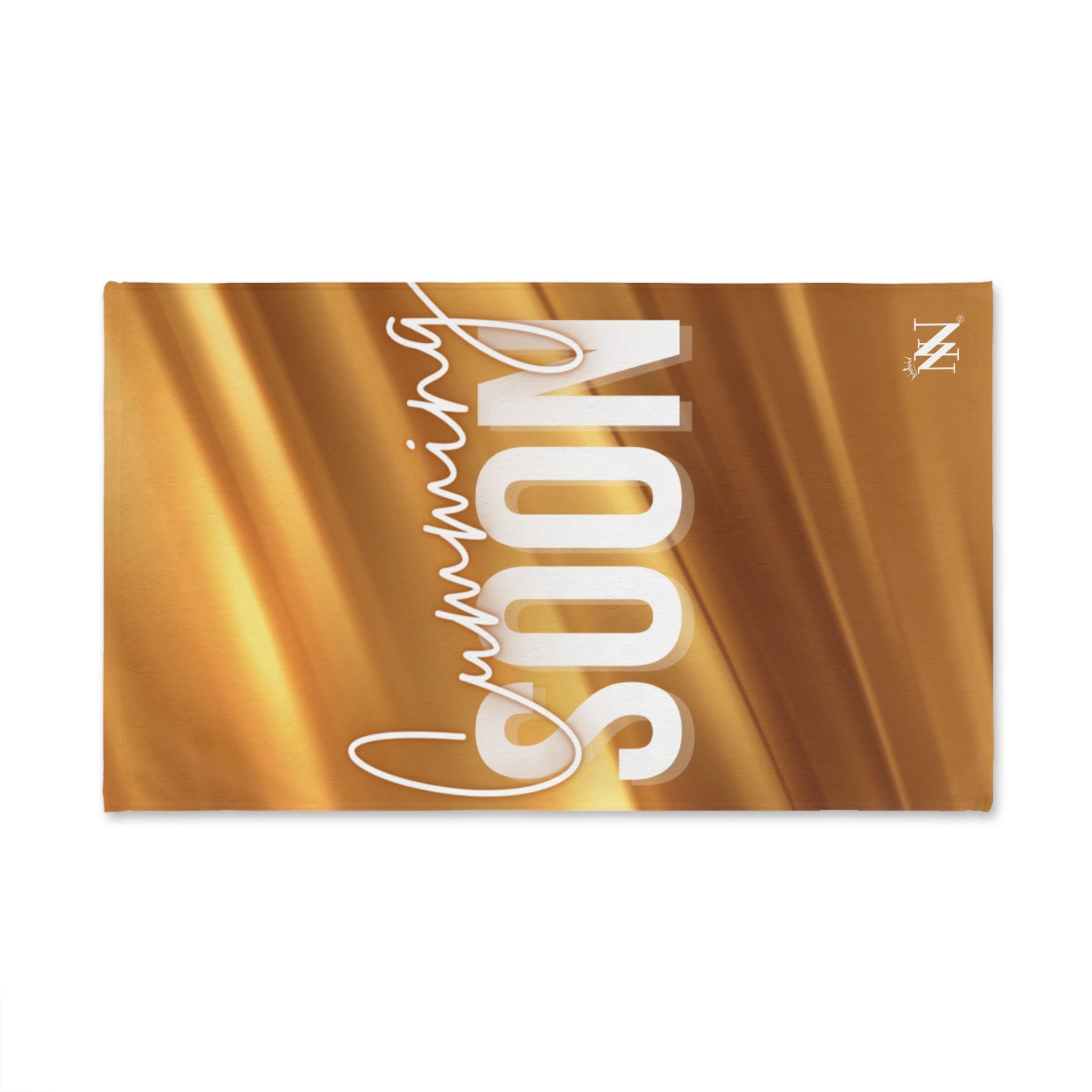 Cumming Soon 24k Gold Print Cum Towel