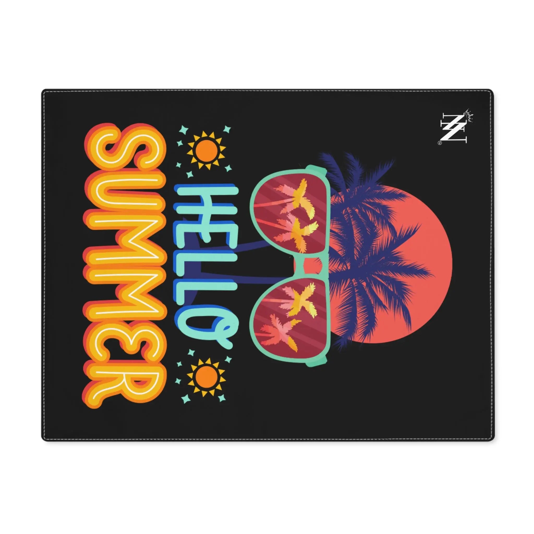 Hello Summer Tropical Sunglasses Sex Toys Mat