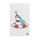 Shark-i-corn White | Mix & Match Original Fun-Flirty Lovers’ Towels