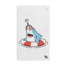 Shark-i-corn White | Mix & Match Original Fun-Flirty Lovers’ Towels