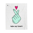 Take My Heart | Nectar Napkins Fun-Flirty Lovers’ Blankets