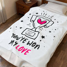 You’ve Won My Love | Mix & Match Soft Fun-Flirty Lovers’ Blankets