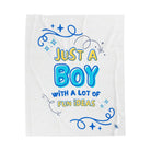 Just a Boy Fun Ideas Blanket