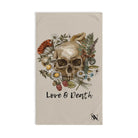 Love & Death Skull Floral | Nectar Napkins Classic Fun-Flirty Lovers’ Towels