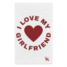 I Love My Girlfriend Heart | Mix & Match Soft Fun-Flirty Lovers’ Towels