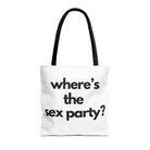 Where’s the Sex Party? | Mix & Match Fun-Flirty Lovers’ Totes