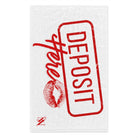 Deposit Here with a Kiss | Mix & Match Soft Fun-Flirty Lovers’ Towels
