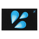 Wet Emoji Black | Mix & Match Soft Fun-Flirty Lovers’ Towels