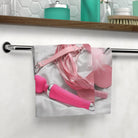 Kinky Pink Sex Toys & Feather Photograph | Mix & Match Lils’ Fun-Flirty Lovers’ Towels