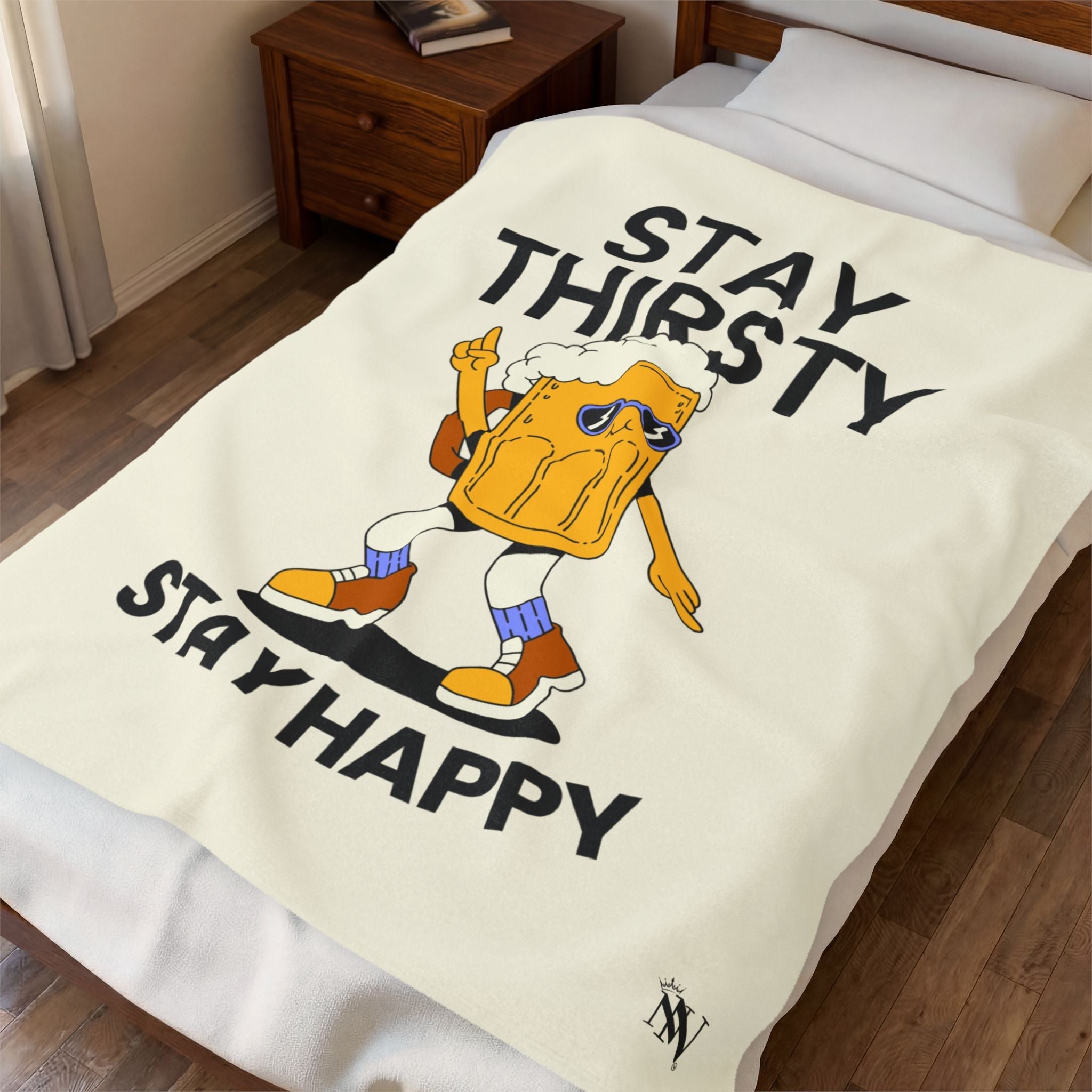 Stay Thirsty Stay Happy Romantic Gifts Blanket