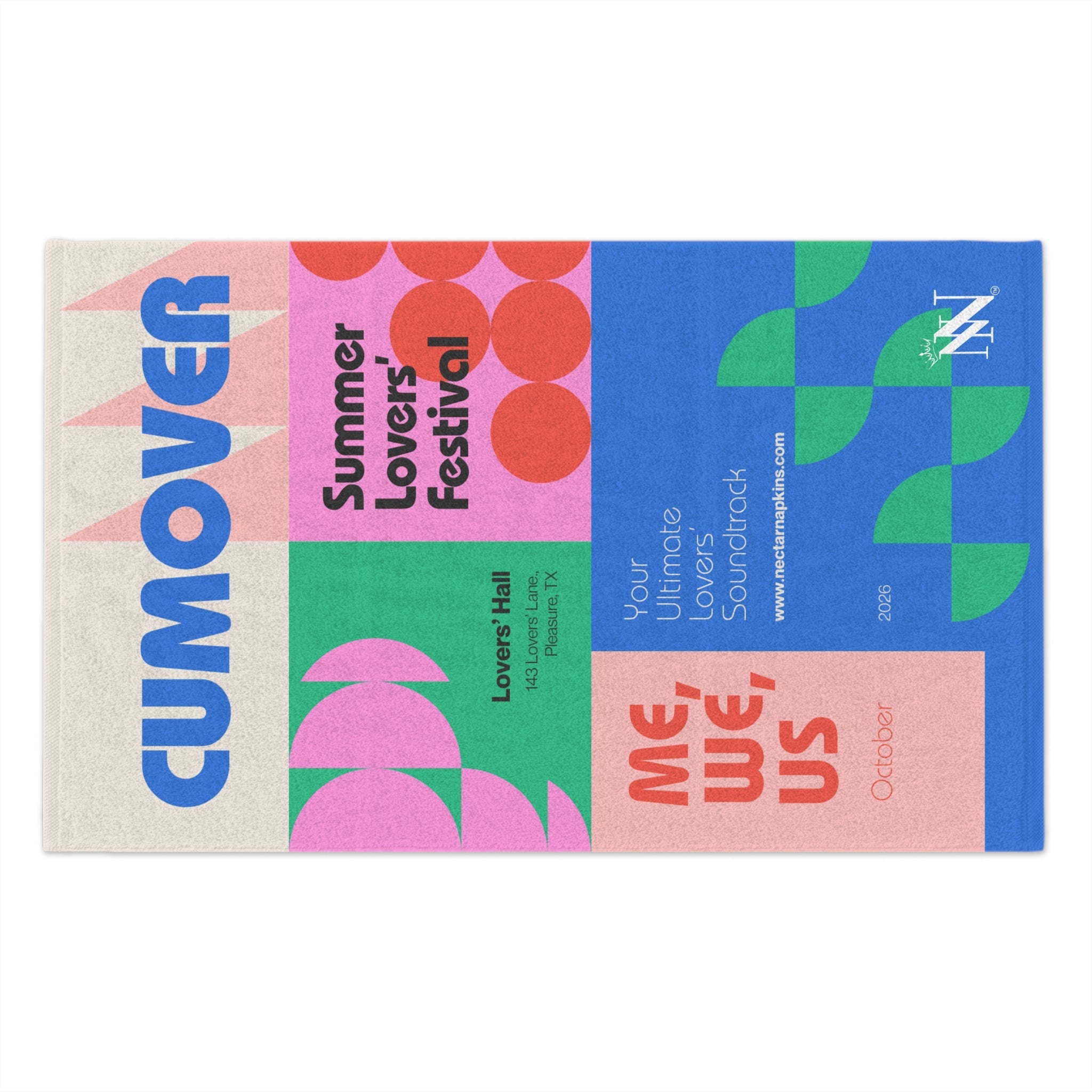 Summer Lovers’ Fest | Mix & Match Soft Fun-Flirty Lovers’ Towels