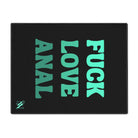 Fuck Love Anal | Nectar Napkins Fun-Flirty Lovers’ Toy Mats