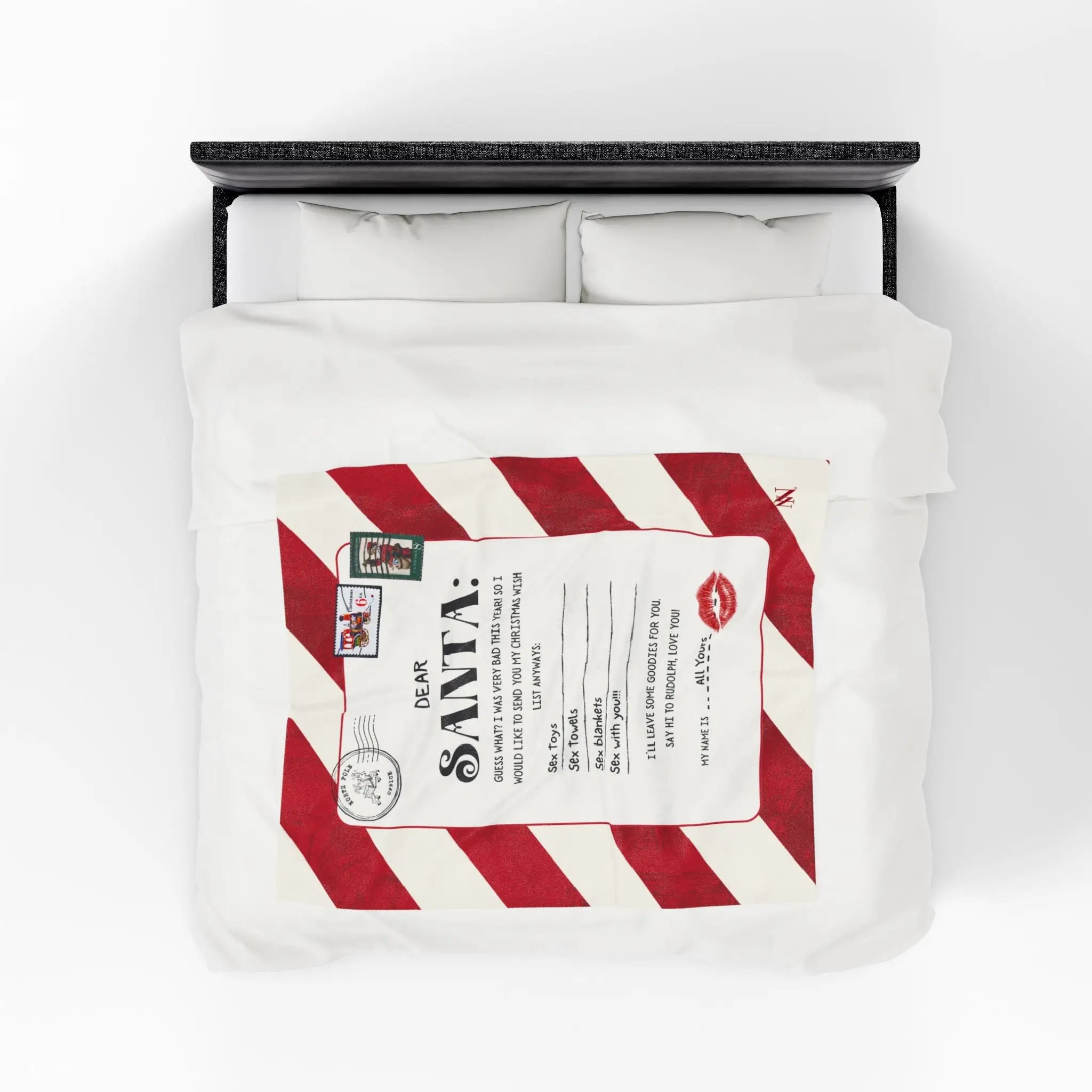 Dear Santa | Mix & Match Soft Fun-Flirty Lovers’ Blankets