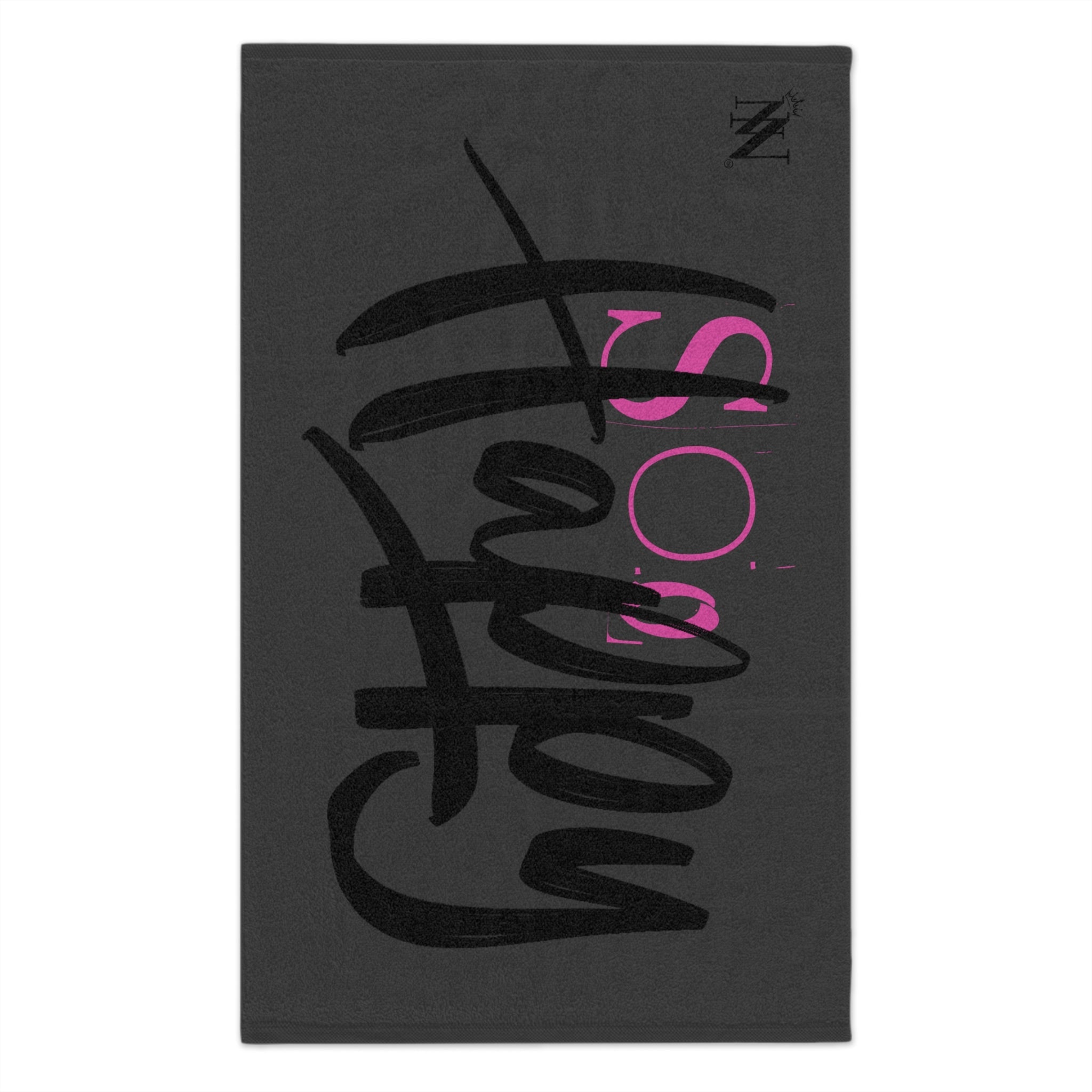 SOo Happy Dark Grey | Mix & Match Soft Fun-Flirty Lovers’ Towels