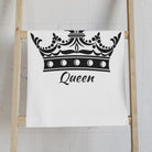 Large Crown Queen White | Mix & Match Classic Fun-Flirty Lovers’ Towels