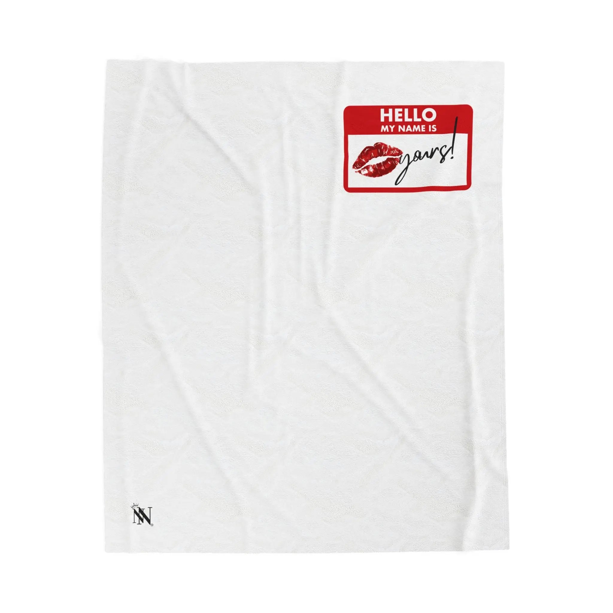 Hello My Name Is Yours! Tag | Mix & Match Fun-Flirty Lovers’ Blankets