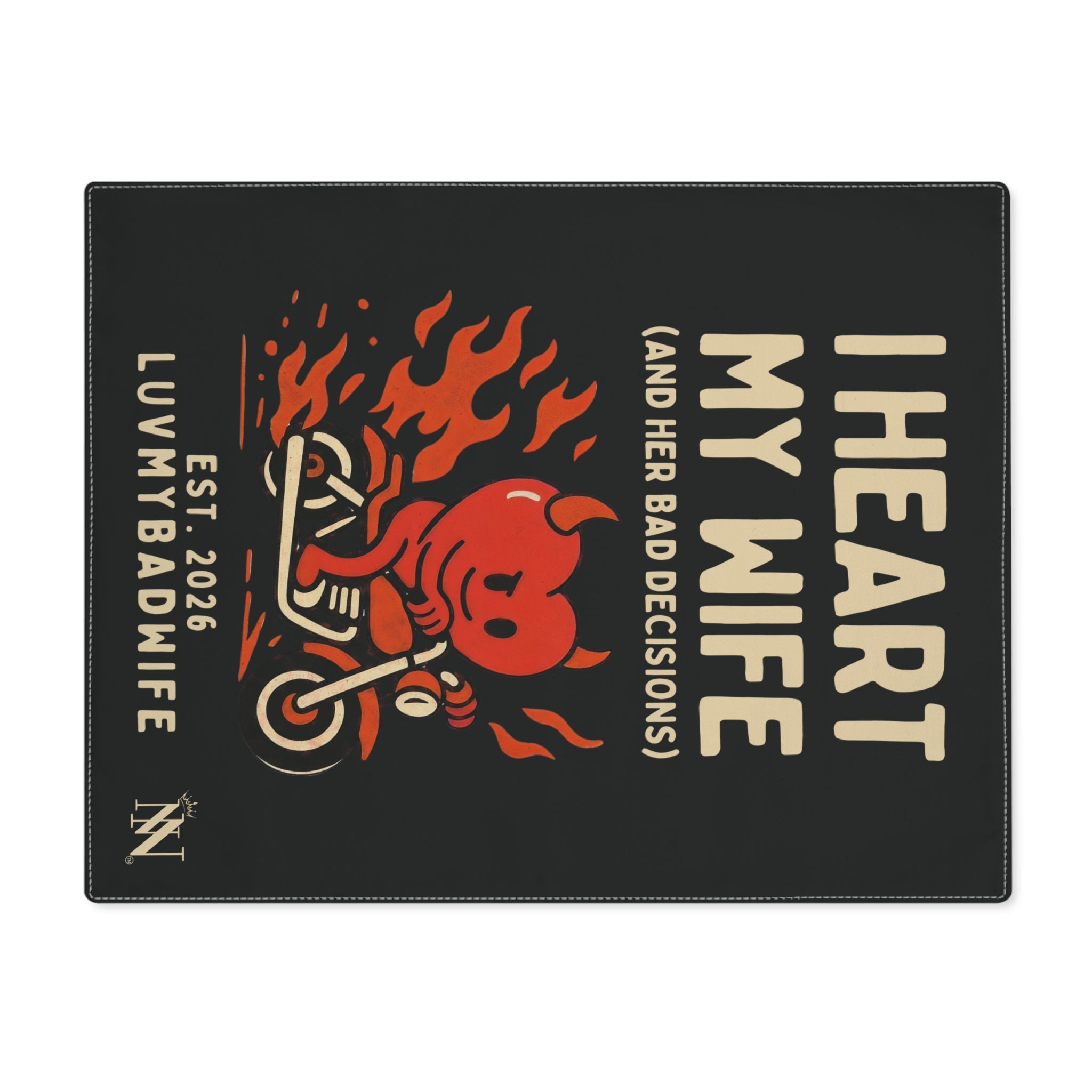 I Heart My Wife | Mix & Match Playful Fun-Flirty Lovers’ Toy Mats