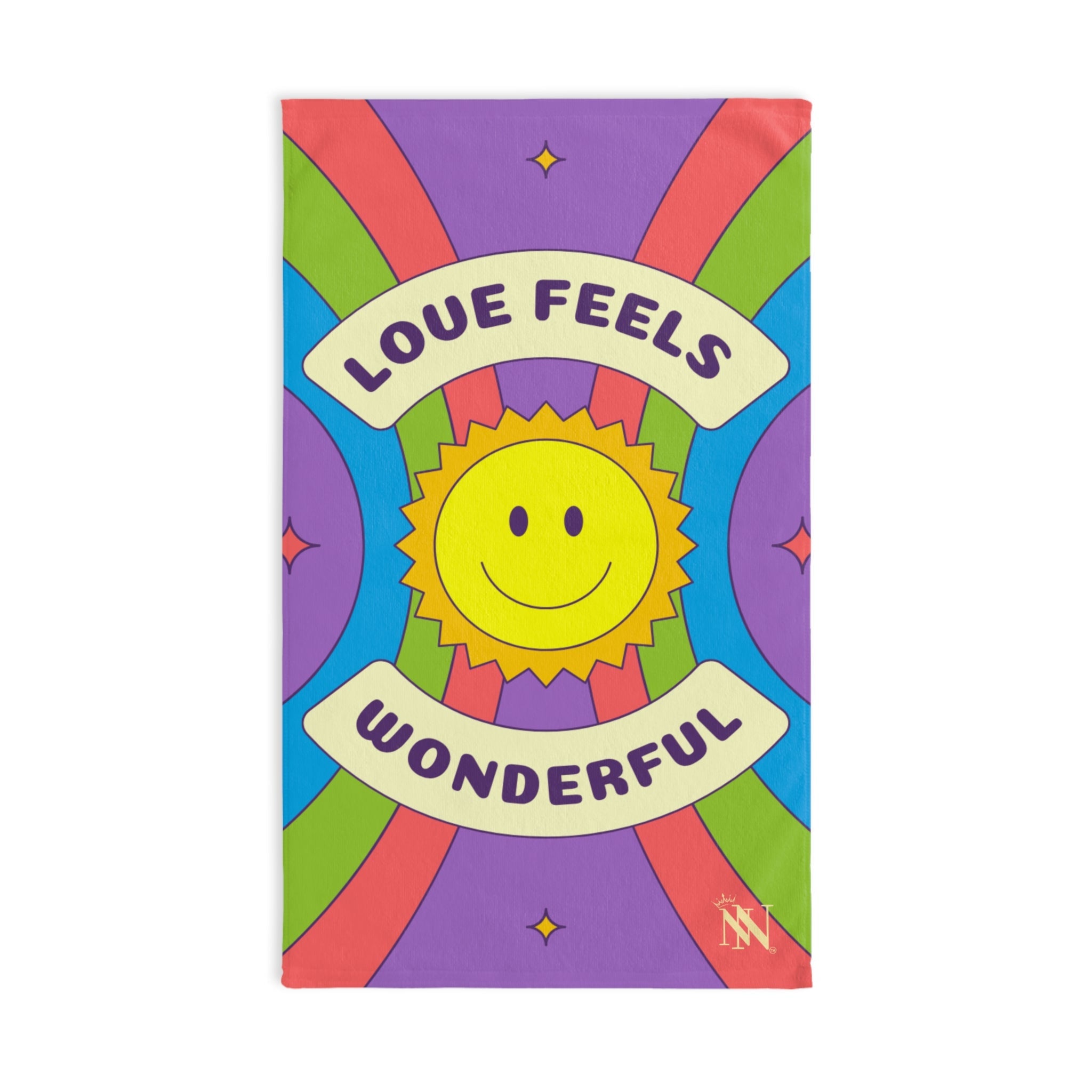 Love Feels Wonderful Retro Cum Towel