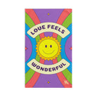 Love Feels Wonderful Retro | Nectar Napkins Classic Fun-Flirty Lovers’ Towels