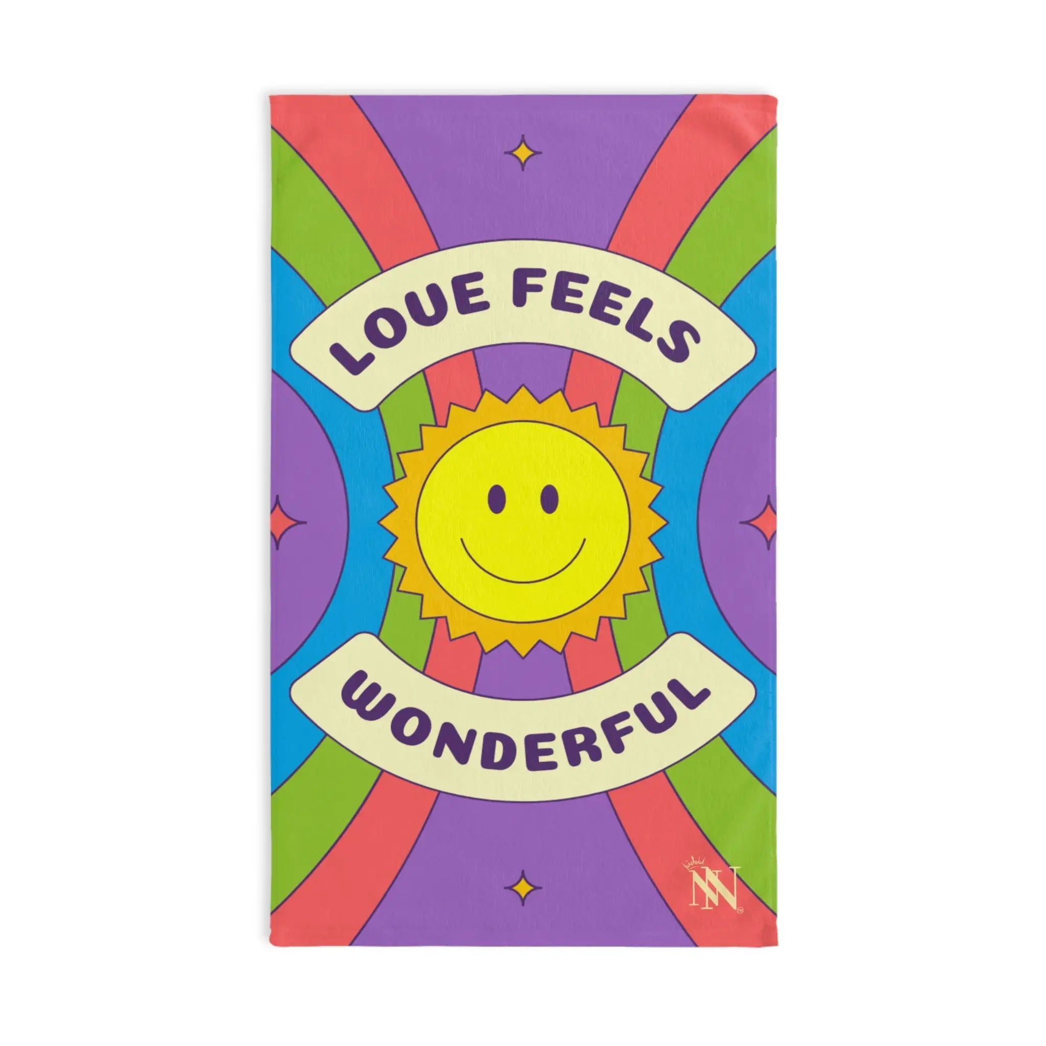 Love Feels Wonderful Retro Cum Towel