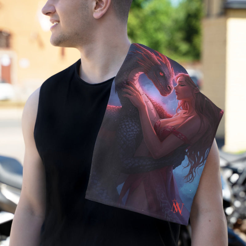 Elf’s Pet Dragon Fantasy | Mix & Match Soft Fun-Flirty Lovers’ Towels