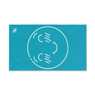 Yes Emoji Teal Cum Towel