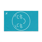 Yes Emoji Teal | Mix & Match Classic Fun-Flirty Lovers’ Towels