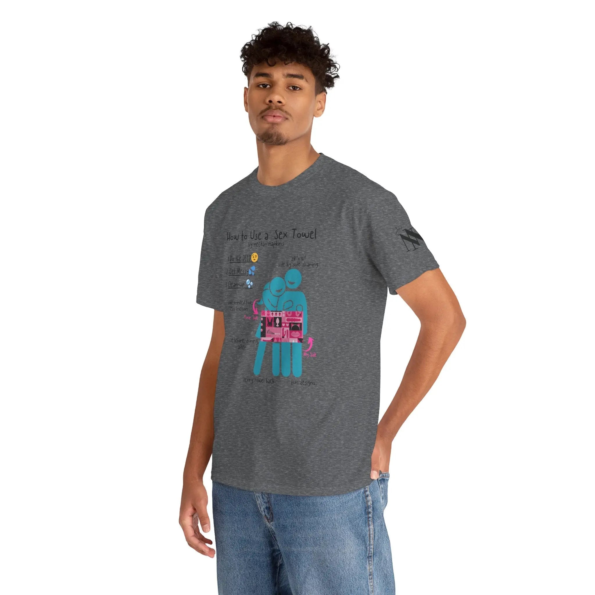How to Use a Sex Towel | Mix & Match 100% Cotton Unisex Fun-Flirty Lovers’ Tees