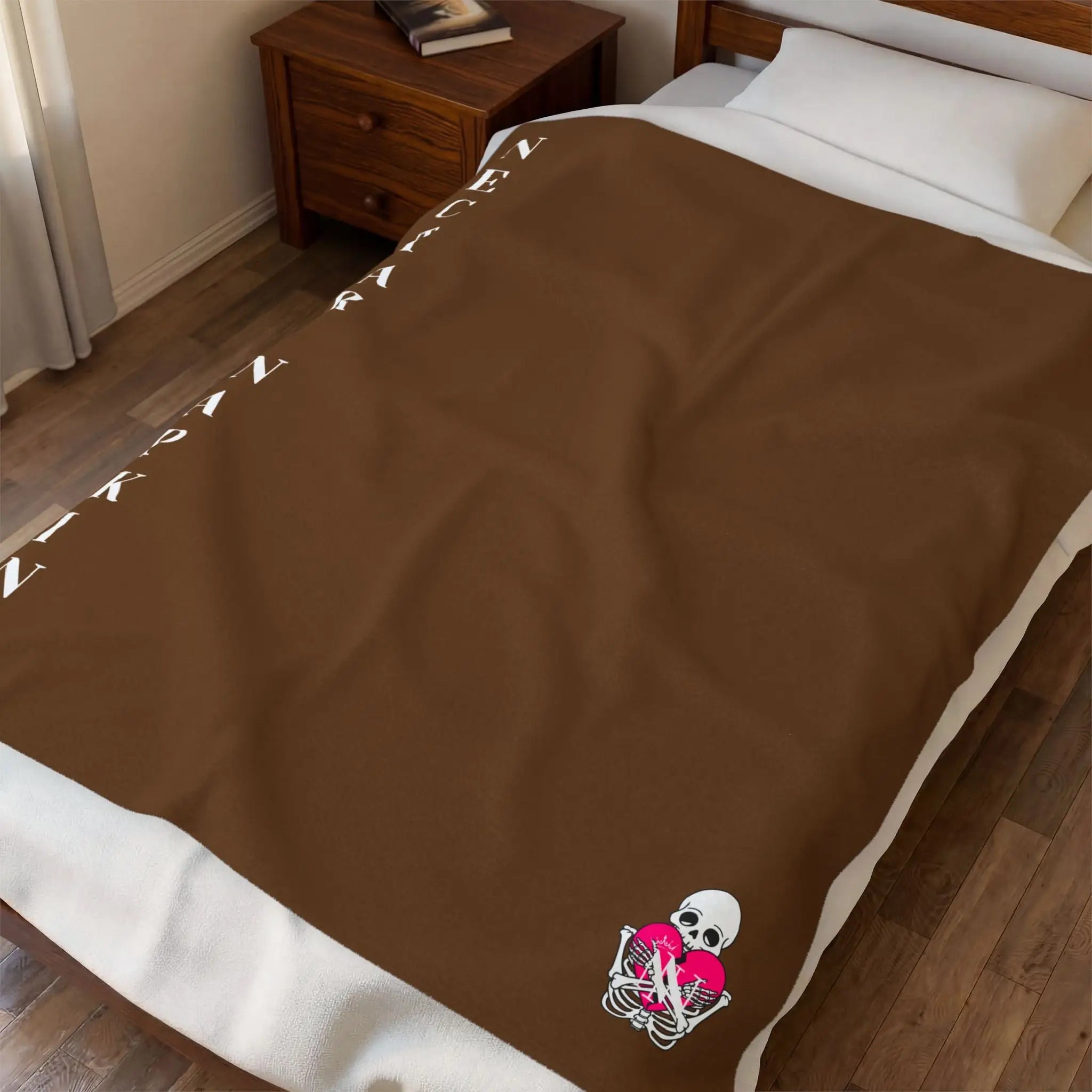 Nectar Napkins Brown Love Blanket