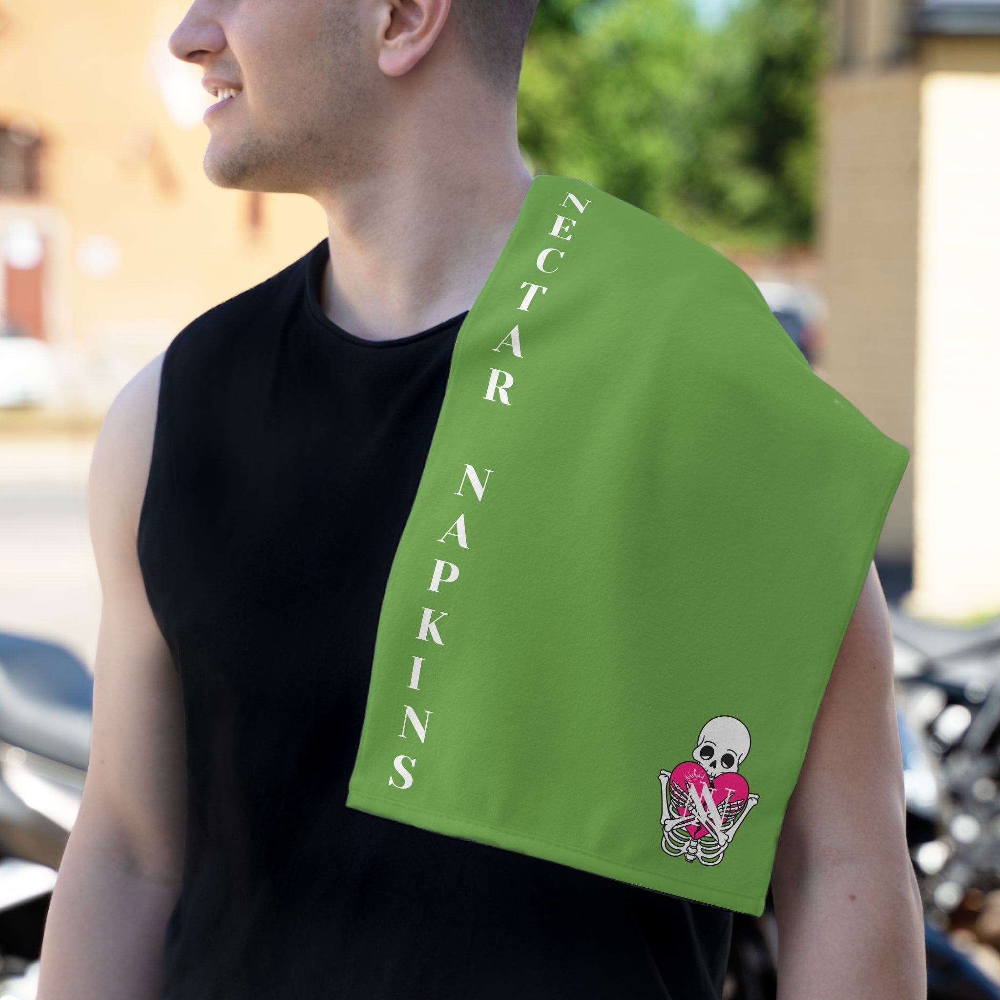Nectar Napkins Brand Lime Green Sex Towel