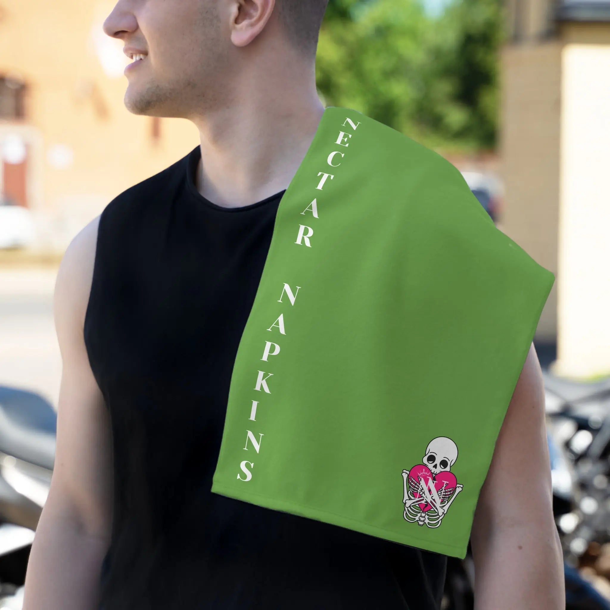 Nectar Napkins Brand Lime Green Sex Towel