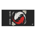 Two Paths One Destiny Koi Fish Ying Yang | Nectar Napkins XL Fun-Flirty Lovers’ Towels