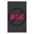 Don’t Ask Dark Grey | Mix & Match Soft Fun-Flirty Lovers’ Towels