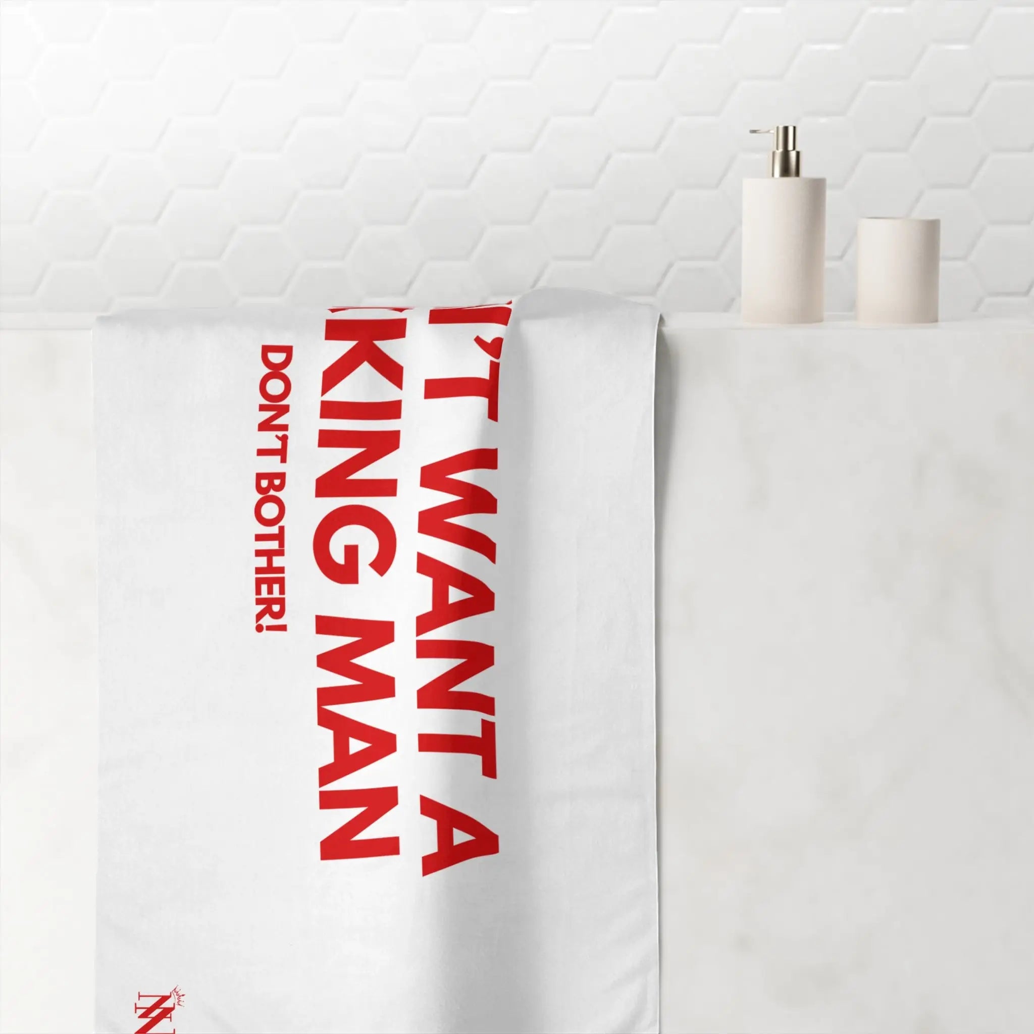 Don’t Want a Fucking Man | Mix & Match XL Fun-Flirty Lovers’ Towels