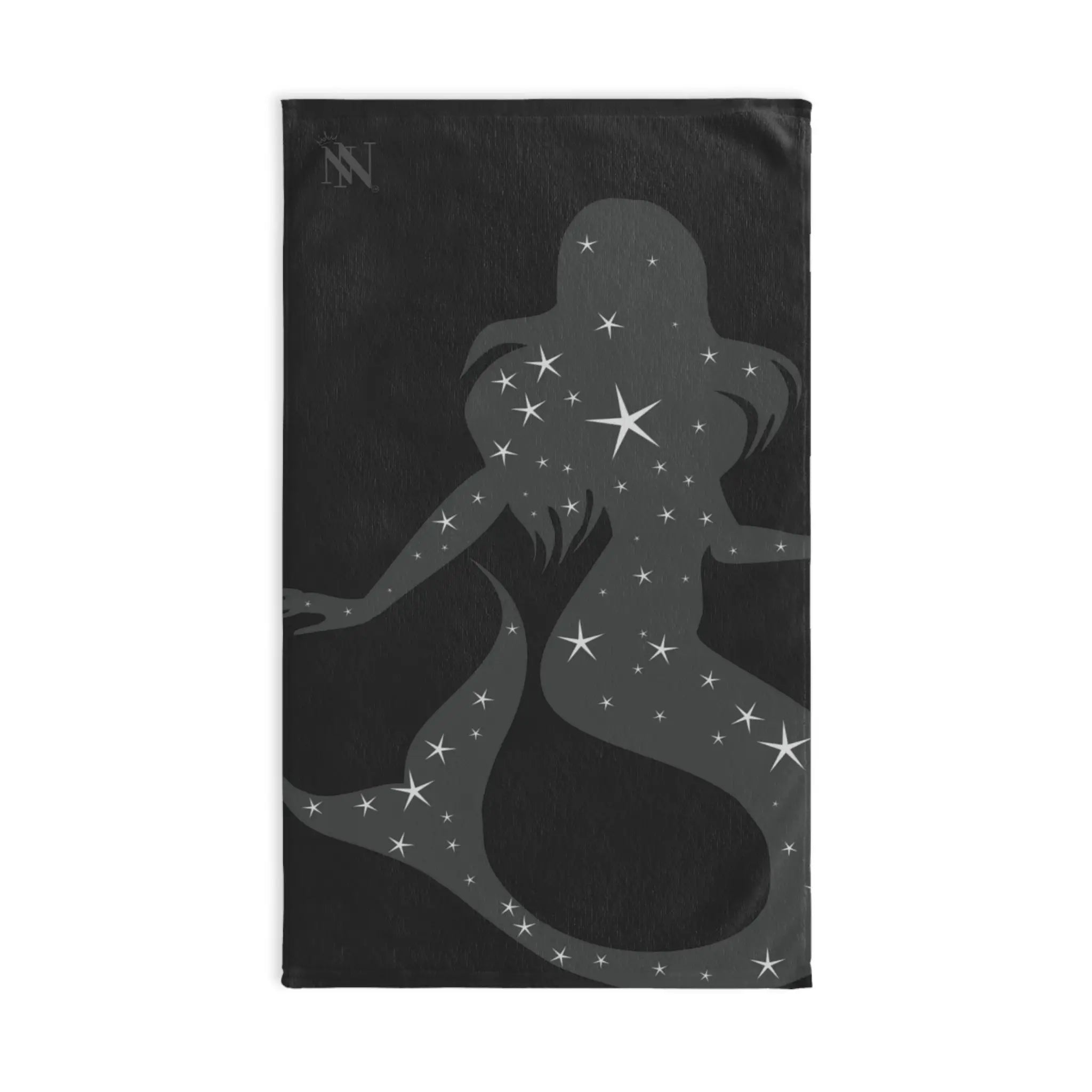 Mermaid Star Dark Grey Cum Towel