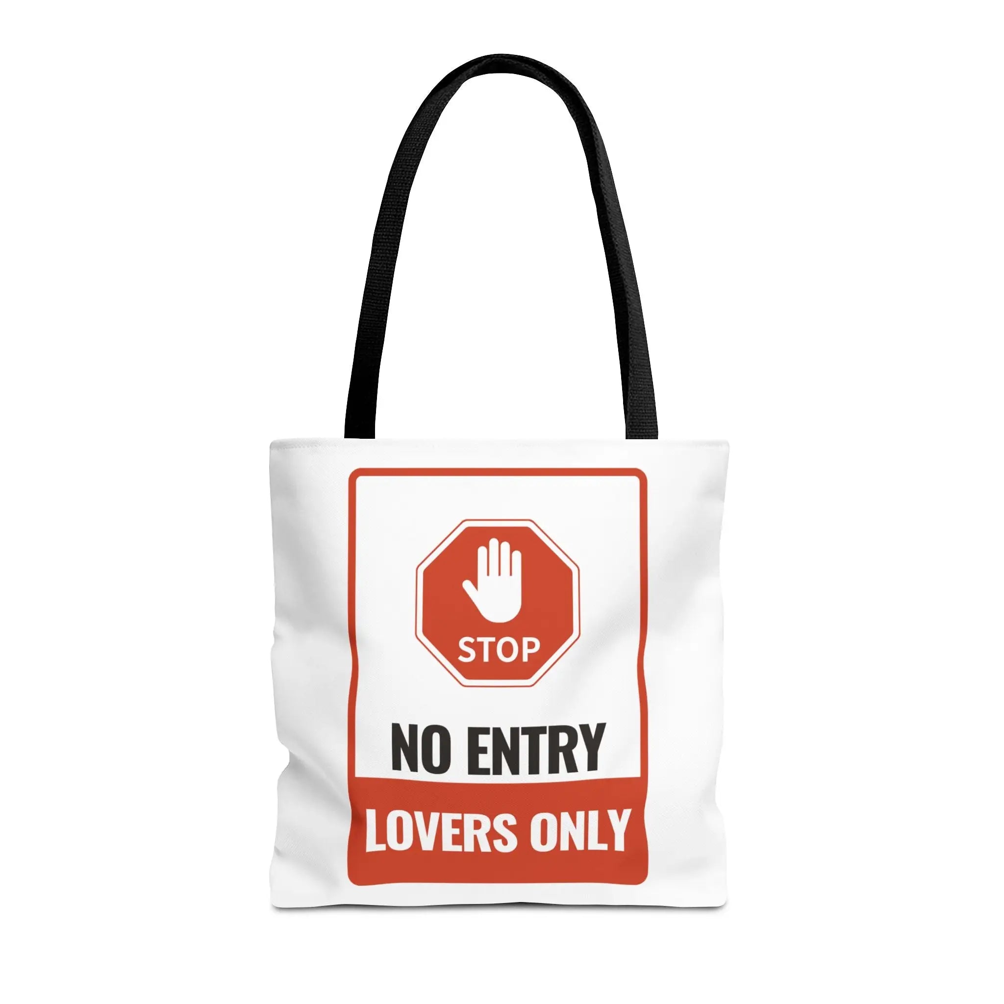 No Entry Lovers Only Sign Tote Bag