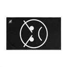 Angry Emoji Black | Mix & Match Classic Fun-Flirty Lovers’ Towels