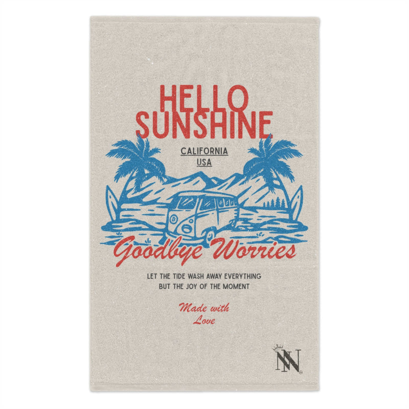 Hello Sunshine Bye Worries | Mix & Match Soft Fun-Flirty Lovers’ Towels
