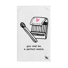 You and Me A Perfect Match | Mix & Match Classic Fun-Flirty Lovers’ Towels