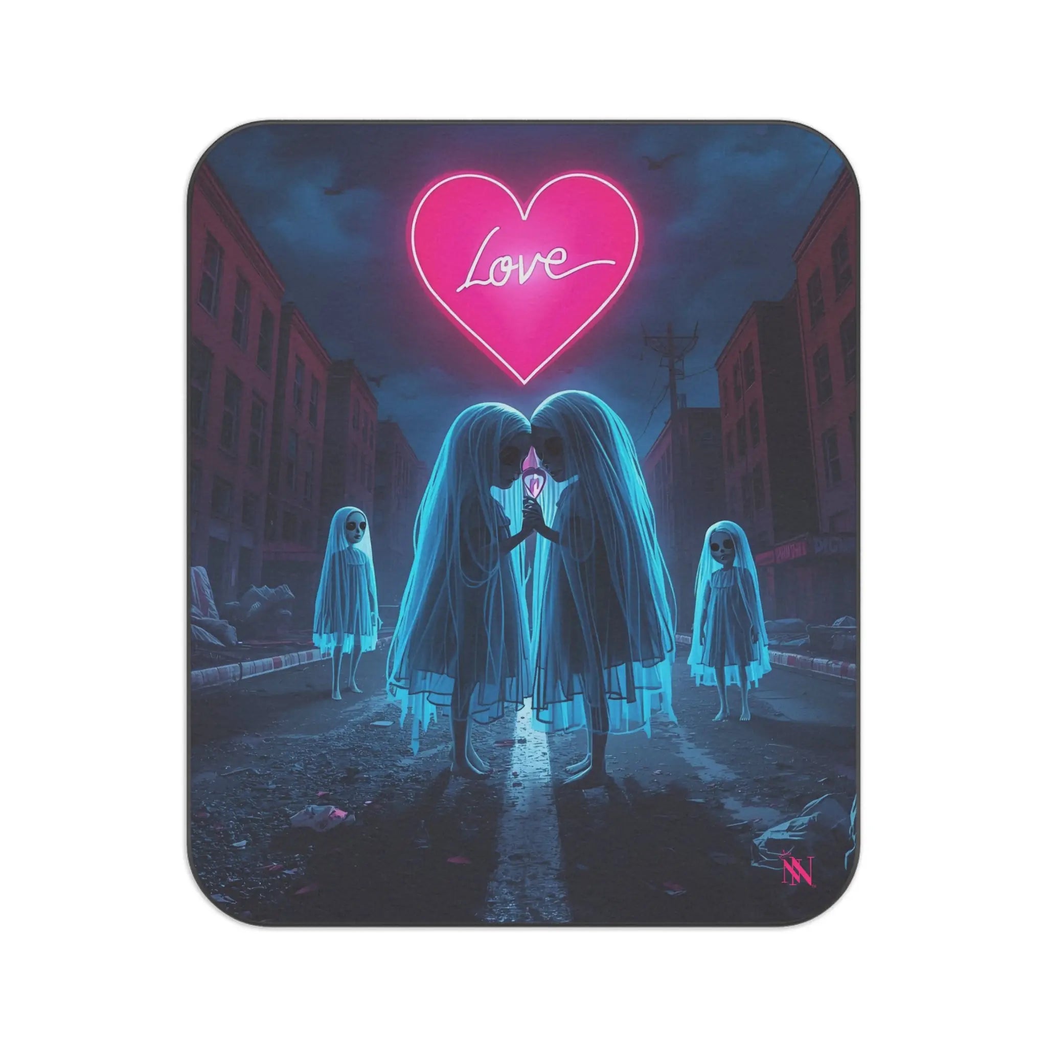 Dark Love Graphic | Mix Match Fun-Flirty Lovers’ Water-Resistant Blankets