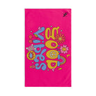 Good Vibes Hippie Flower Signature Pink Cum Towel