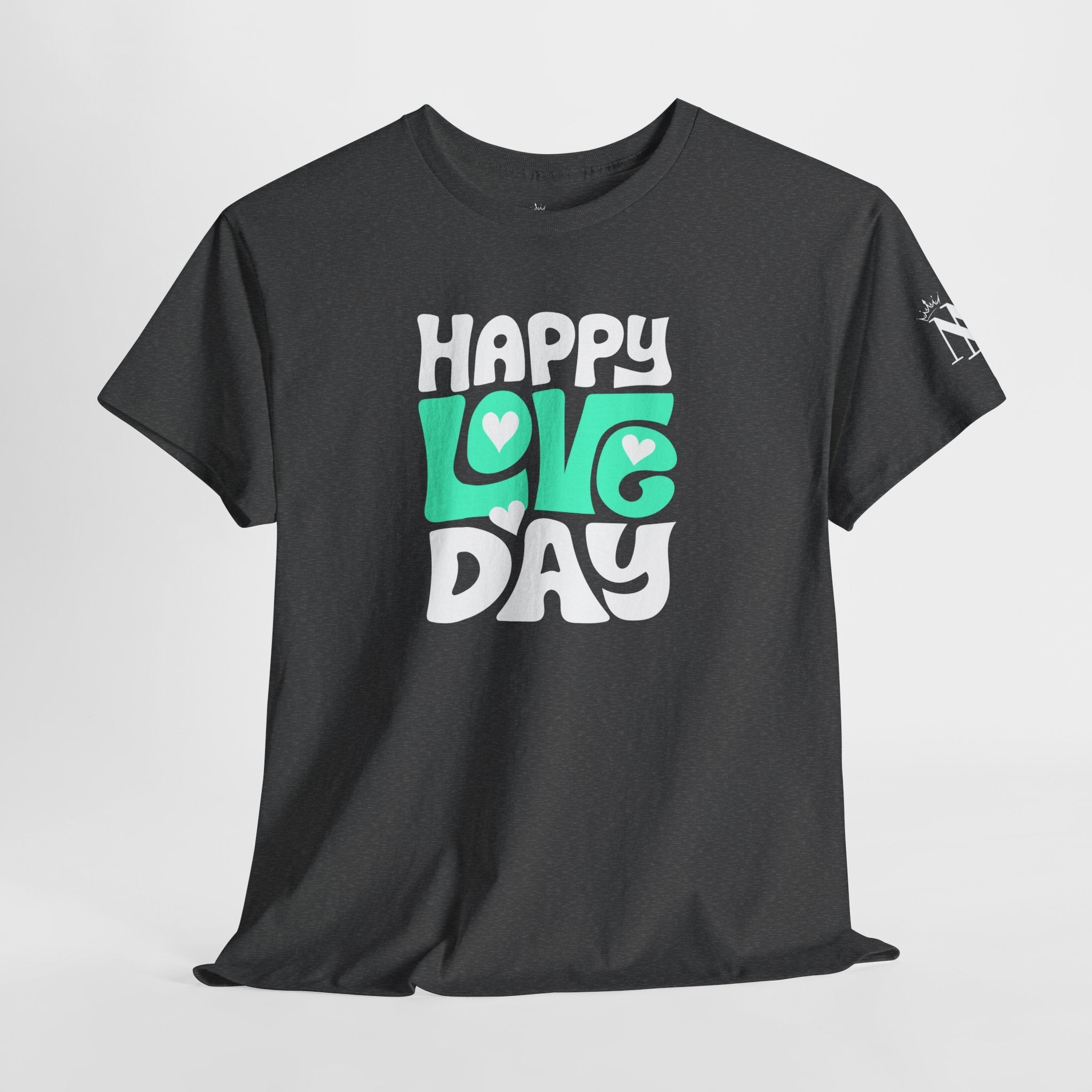 Happy Love Day Hearts | Mix & Match Cotton Unisex Fun-Flirty Lovers’ T-Shirts