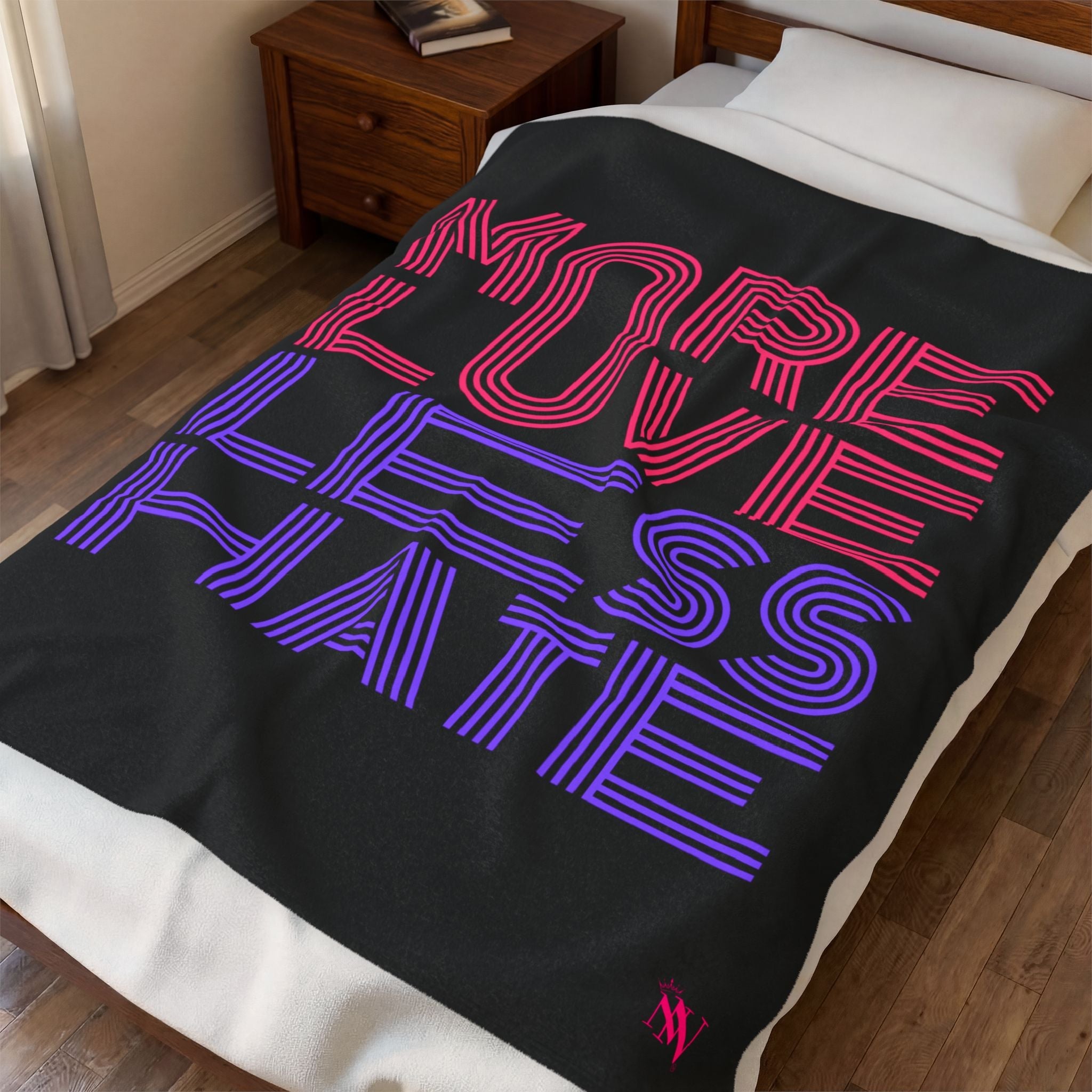 More Love Less Hate Romantic Sex Gifts Blanket