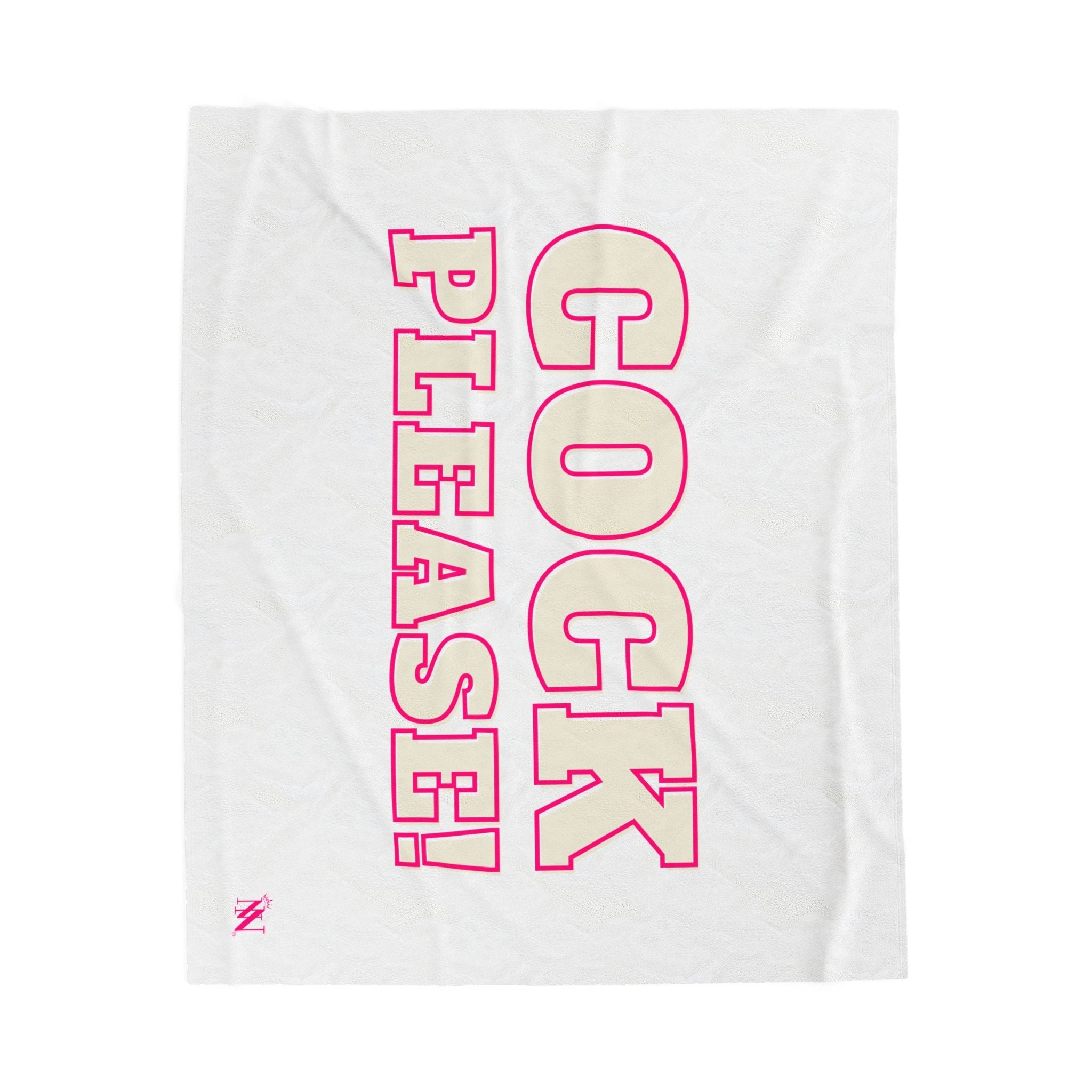 Pink Cock Please! | Mix & Match Soft Fun-Flirty Lovers’ Blankets