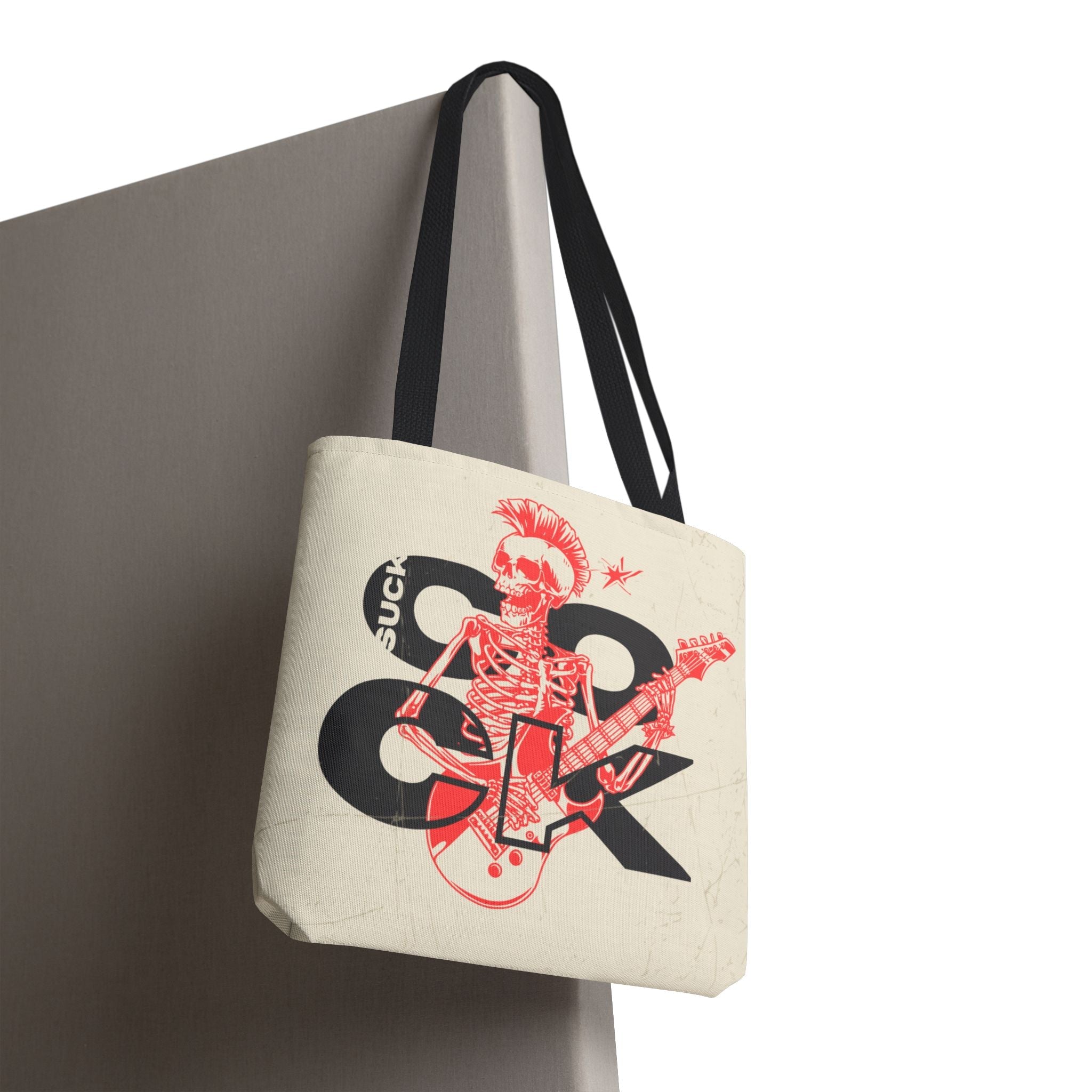 Suck Cock Skull Rocker Love Tote Bag