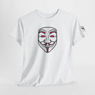 V for Vendetta Mask | Mix & Match Cotton Unisex Fun-Flirty Lovers’ T-Shirts