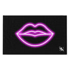 Her Lips Neon | Mix & Match Soft Fun-Flirty Lovers’ Towels