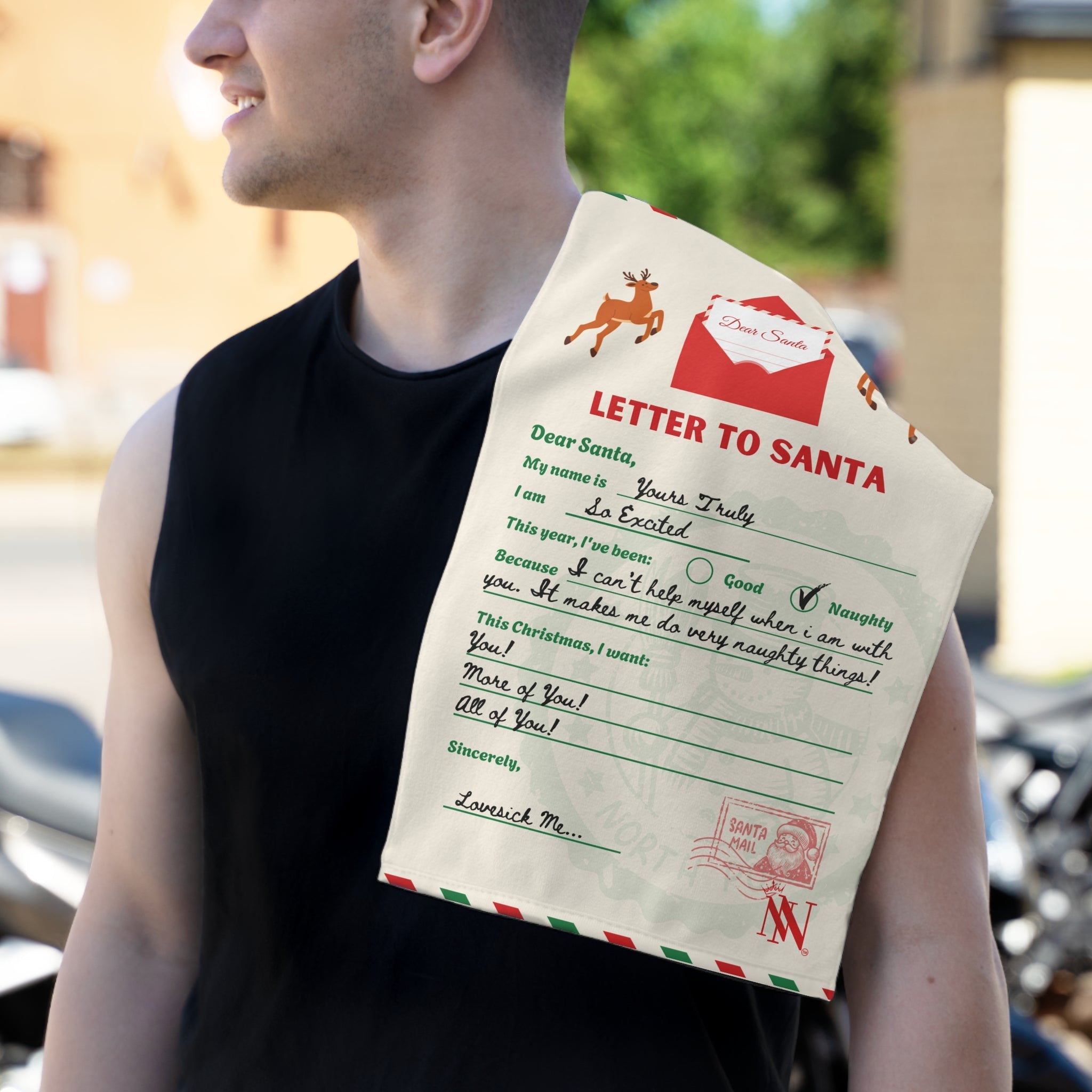 Letter to Santa | Mix & Match Soft Fun-Flirty Lovers’ Towels