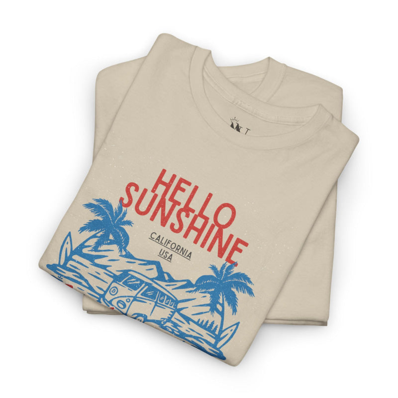 Hello Sunshine Bye Worries | Mix & Match Cotton Unisex Fun-Flirty Lovers’ T-Shirts